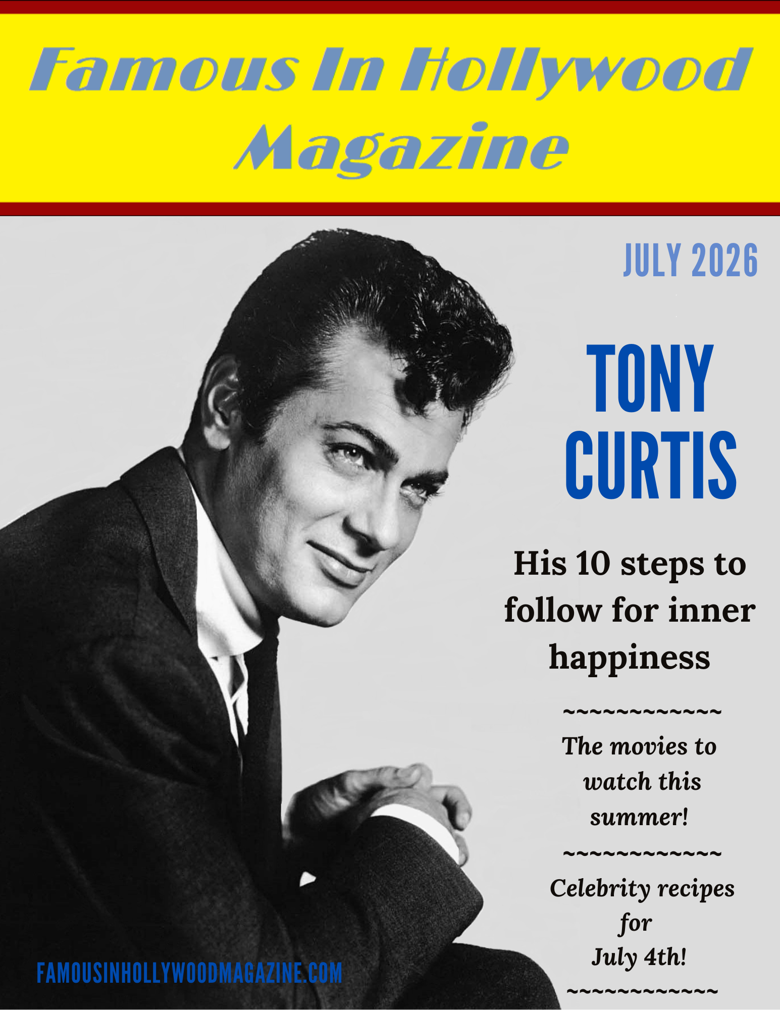 Famous In Hollywood Magazine Cover- June 2026